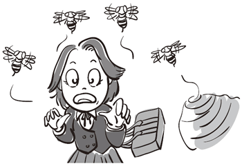 蜂の駆除について